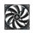 Case fan ARCTIC F12 PWM PST Value Pack (Black) (5pc) (ACFAN00250A)