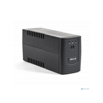 ИБП Бастион SKAT-UPS 600/350 (SKAT-UPS 600-LI-1x7) {Line-interactive, 600ВА/350Вт, на пол, 1x EURO + 1х C13, USB/RJ-11, АКБ 1х 7Ач, МПТ} (449)