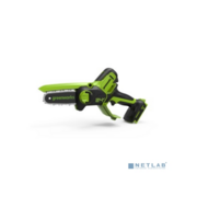 Цепная пила Greenworks G24MCS10 аккум. 200Вт дл.шины:4"(10cm) (2008207)