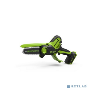 Цепная пила Greenworks G24MCS10 аккум. 200Вт дл.шины:4"(10cm) (2008207)