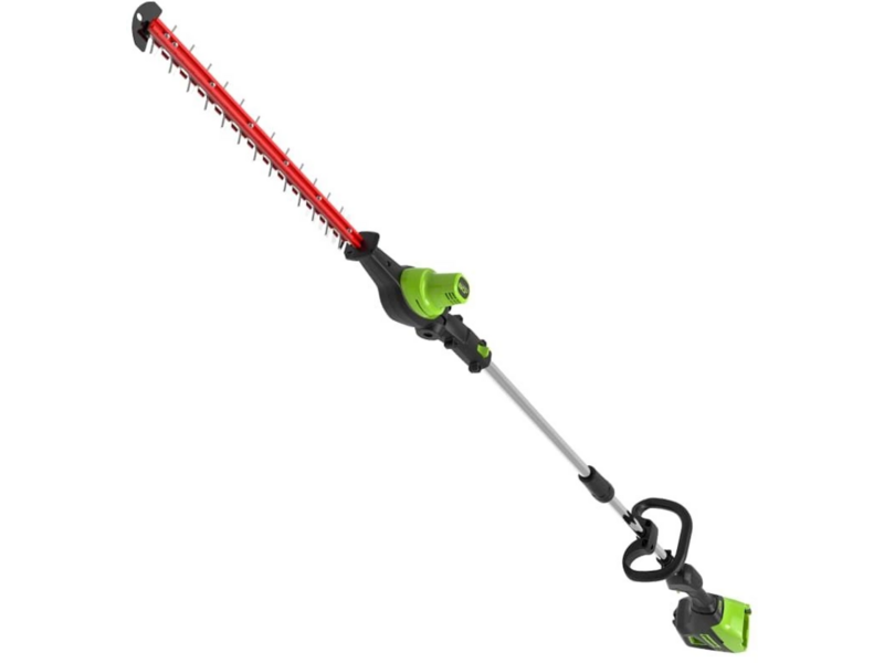 Greenworks GD60PHT61 Кусторез штанговый аккумуляторный, 60 В, 51 см, бесщеточный, без АКБ и ЗУ [2301107]