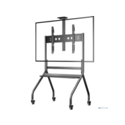 ONKRON TS2080-(B) чёрная стойка для телевизора с кронштейном 60"-120", мобильная