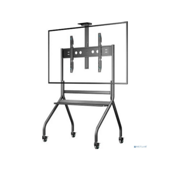 ONKRON TS2080-(B) чёрная стойка для телевизора с кронштейном 60"-120", мобильная
