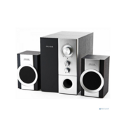 MICROLAB M-590 серебро {14 Вт RMS, Распределение мощности: 4 Вт x 2 + 6 Вт, Гармонические искажения: < 0,3% 1 Вт 1 кГц, Частотная характеристика: 35 Гц - 30 кГц, Соотношение сигнал/шум: > 70 дБ}