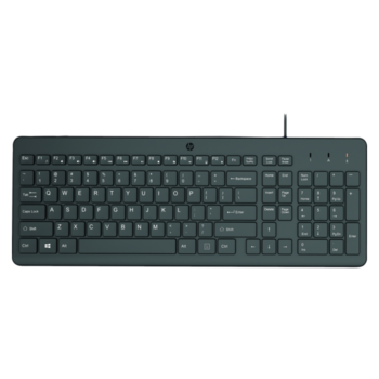 клавиатура Keyboard HP 150 Wired (black) ENG/RUS