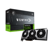 Видеокарта MSI PCI-E nVidia GeForce RTX 5080 16G VENTUS 3X OC (16Gb/GDDR7/256 bit/HDMI, DP) RTL (RTX 5080 16G VENTUS 3X OC)