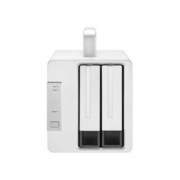 Система хранения данных TerraMaster D2-Thunderbolt3 DAS tower/JBOD,RAID0,1/up to 2 HS SATA(3,5' or 2,5')/1xDP1.4/2x40GbThunderbolt3/1xPS/1YW