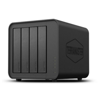 Система хранения данных TerraMaster F4-424 tower NAS QC 3,4Ghz/8Gb(32)/TRAID,JBOD,RAID0,1,10,5,6/up to 4 HDD SATA(3,5' or 2,5')/2xM.2 2280 NVMe/2xUSB3.2/HDMI/2x2,5GbE RJ-45/iSCSI/1xPS/1YW