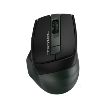 Мышь A4Tech Fstyler FB35S темно-зеленый/черный оптическая 2000dpi беспров. BT/Radio USB для ноутбука 5but (FB35S USB MIDNIGHT GREEN)