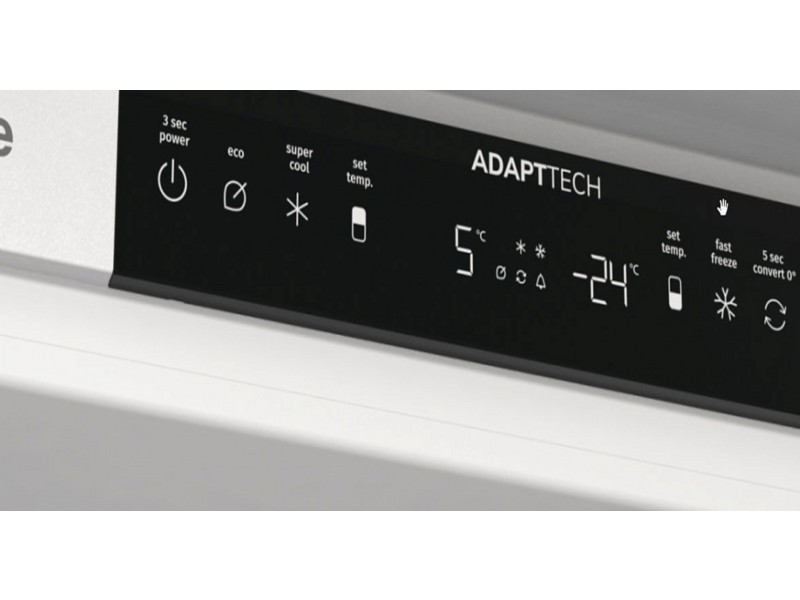 Встраиваемый холодильник Gorenje Встраиваемый холодильник Gorenje/ Встраиваемый холодильник Gorenje, полезный объем 243 л, электронное управление, цифровой дисплей, NoFrost Dual, Multiflow 360, LED освещение, слайдерное крепление, инверторный компрессор,