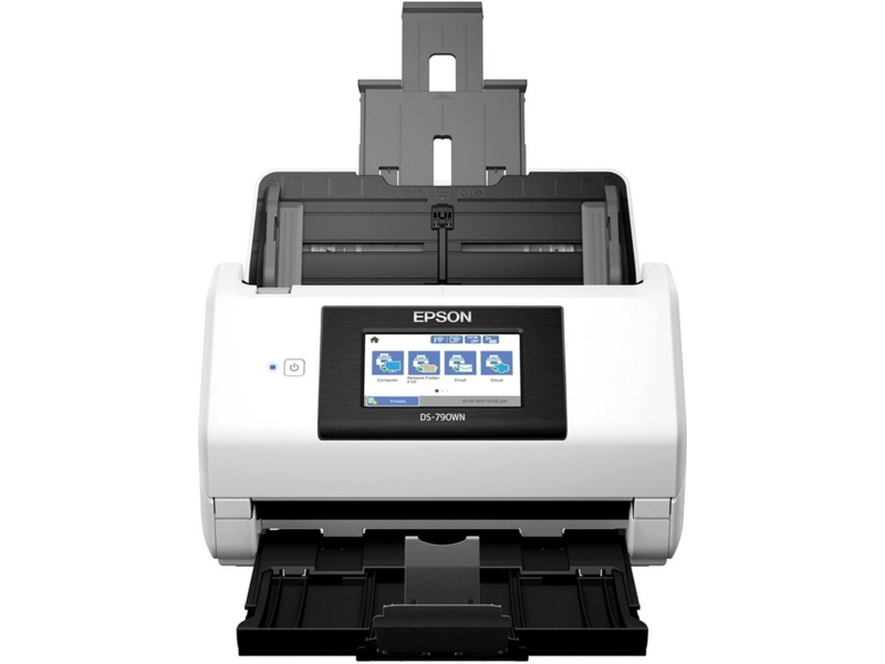 Сканер протяжный Epson WorkForce DS-790WN (B11B265401) A4 белый