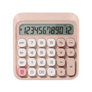 Калькулятор настольный Deli EM36 PINK розовый 12-разр.