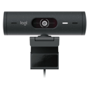 Камера Web Logitech HD Webcam Brio 500 черный 4Mpix (1920x1080) USB Type-C с микрофоном (960-001424)