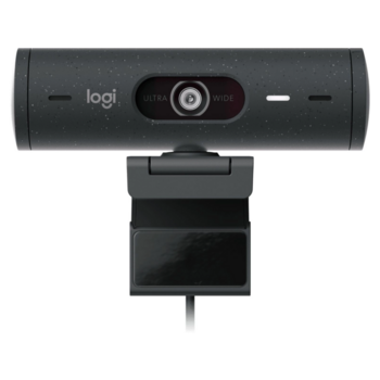 Камера Web Logitech HD Webcam Brio 500 черный 4Mpix (1920x1080) USB Type-C с микрофоном (960-001424)