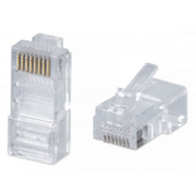 Коннектор WRline (WR-8P8C-C5E) UTP кат.5E RJ45 прозрачный (упак.:100шт)