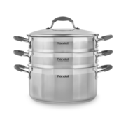 Кастрюля-пароварка Rondell RDS-751 13л. d=26см (с крышкой) стальной