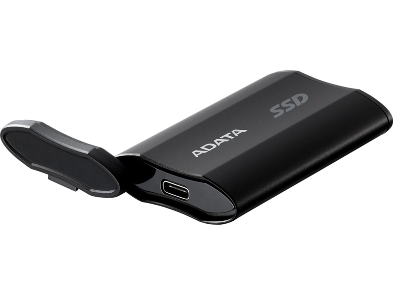 Накопитель SSD A-Data USB-C 500GB SD810-500G-CBK SD810 1.8" черный