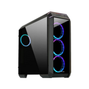Корпус Chieftec Stallion II черный без БП ATX 2x120mm 2x140mm 1x180mm 1xUSB2.0 audio bott PSU