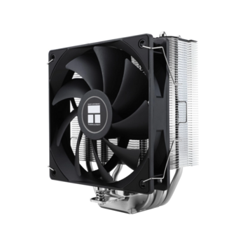 Устройство охлаждения(кулер) Thermalright Assassin X 120 v2 Soc-AM5/AM4/1200/1700/1851 черный 4-pin 25.6dB Al+Cu 700gr Ret (AX120-V2)