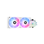 Водяное охлаждение для процессора Водяное охлаждение для процессора/ Water Cooling System Thermalright Aqua Elite 240 White Argb V3 (240mm, White, ARGB/ Fans: 2x120mm, 66.17CFM, 25.6dBA, 1500RPM/ Pump height 53mm, 23dBA, 3300RPM, Rad thickness 27mm/ S: 12
