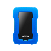 Внешний жесткий диск Внешний жесткий диск/ Portable HDD 1TB ADATA HD330 (Blue), Silicone, USB 3.2 Gen1, 133x89x16mm, 190g /3 года/