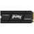 Твердотельный накопитель Твердотельный накопитель/ Kingston SSD Fury Renegade, 4000GB, M.2(22x80mm), NVMe, PCIe 4.0 x4, 3D TLC, R/W 7300/7000MB/s, IOPs 1 000 000/1 000 000, DRAM buffer 4096MB, TBW 4000, DWPD 0.55, with Heat Spreader (12 мес)