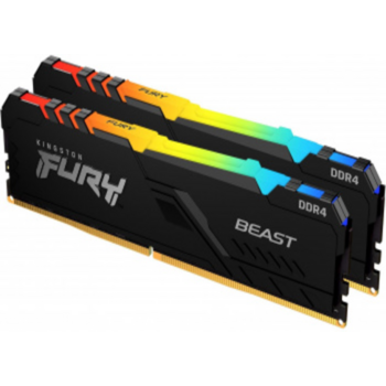 Модуль памяти FURY 32GB DDR4-3600 KF436C18BBAK2/32,CL18, 1.35V K2*32GB RGB XMP KINGSTON