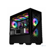 1STPLAYER DK D7 Black / mATX / 3x120mm LED fans / D7-BK-3F1
