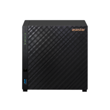 Сетевое хранилище ASUSTOR AS1104T 4-Bay NAS/CPU (2Core) 1.4GHz/1GBDDR4/noHDD,LFF(HDD,SSD)/1x1GbE(LAN)/2xUSB3.2/