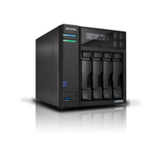 Сетевое хранилище ASUSTOR AS6704T 4-Bay NAS/Intel Celeron N1505 2,0GHz/4GB DDR4, noHDD(HDD,SSD)/2x2,5Gbe(LAN)/2xUSB3.2,HDMI