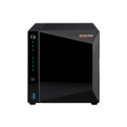 Сетевое хранилище ASUSTOR AS3304T V2 4-Bay NAS/MPl/ARM64 64-bit 1.7GHz/2GBDDR4/noHDD,LFF(HDD,SSD),/1x2.5GbE(LAN)/3xUSB3.2