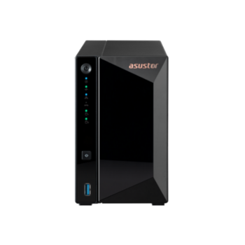 Сетевое хранилище ASUSTOR AS3302T V2 2-Bay NAS/MPl/ARM64 64-bit 1.7GHz/2GBDDR4/noHDD,LFF(HDD,SSD),/1x2.5GbE(LAN)/3xUSB3.2