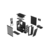 Корпус ПК без блока питания Корпус ПК без блока питания/ Case Fractal Design Meshify 2 Compact RGB TG Light Tint, Midi-Tower, 4x120mm RGB, 2xUSB-A 3.2 + 1xUSB 3.2 Type-C ATX, mATX, mITX Black