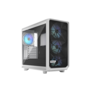 Корпус ПК без блока питания Корпус ПК без блока питания/ Case Fractal Design Meshify 2 RGB TG Clear Tint, Midi-Tower, 4x140mm RGB, 2xUSB-A 3.2 + 1xUSB 3.2 Type-C E-ATX, ATX, mATX, mITX White