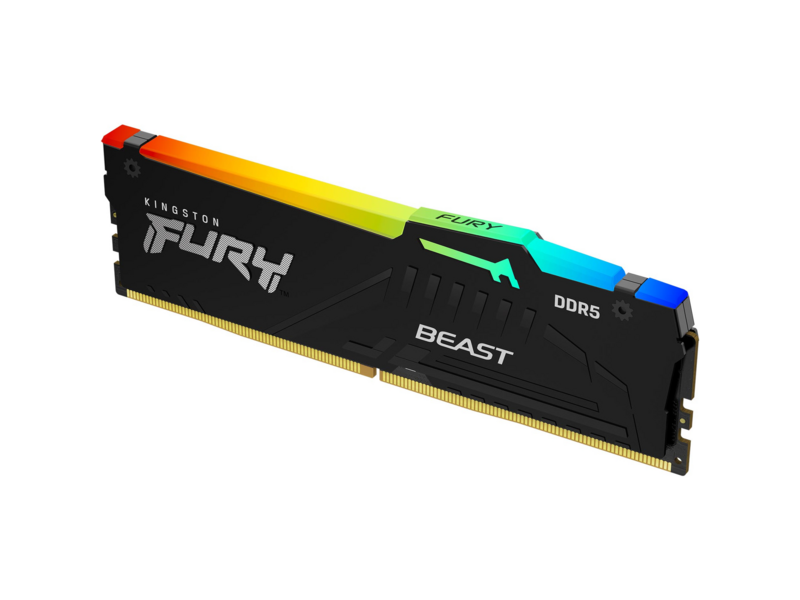 Память оперативная Память оперативная/ Kingston 16GB 6000MT/s DDR5 CL30 DIMM FURY Beast RGB EXPO
