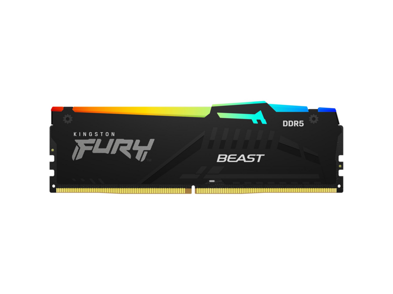 Память оперативная Память оперативная/ Kingston 16GB 6000MT/s DDR5 CL30 DIMM FURY Beast RGB EXPO