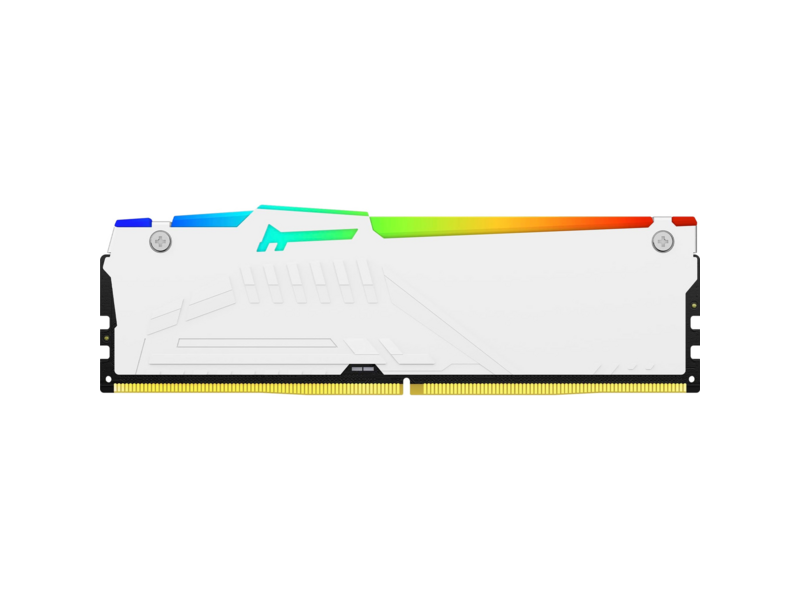 Память оперативная Память оперативная/ Kingston 16GB 6400MT/s DDR5 CL32 DIMM FURY Beast White RGB EXPO