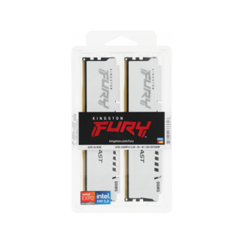 Память DDR5 2x16GB 5200MHz Kingston KF552C36BWEK2-32 Fury Beast Expo RTL Gaming PC5-41600 CL36 DIMM 288-pin 1.25В kit single rank с радиатором Ret