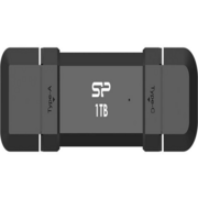 Накопитель SSD Silicon Power USB-C 1TB SP001TBUC3S72V1K DS72 1.8" черный USB-A