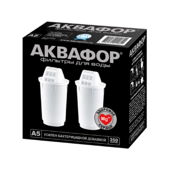Картридж Аквафор A5 для кувшинов ресурс:350л (упак.:2шт)