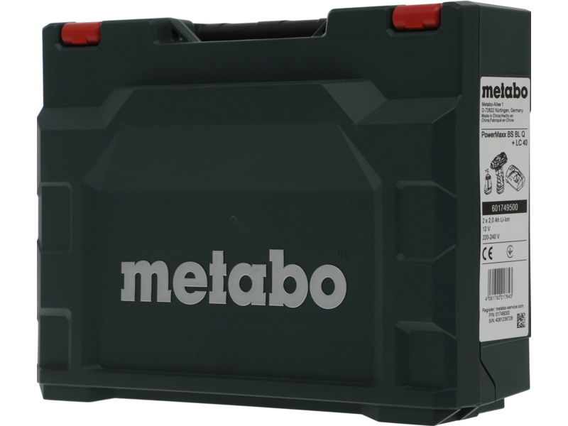 Дрель-шуруповерт Metabo Power Maxx BS BL аккум. патрон:быстрозажимной (кейс в комплекте) (601749500)