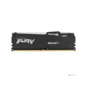 Память DDR5 32GB 5200MHz Kingston KF552C36BBEA-32 Fury Beast Expo RGB RTL Gaming PC5-41600 CL36 DIMM 288-pin 1.25В kit dual rank с радиатором Ret