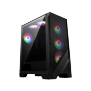 Корпус MSI MAG Forge 120A черный без БП ATX 2x120mm 2xUSB3.0 audio bott PSU