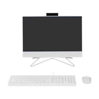 Моноблок HP 200 G4 21.5" Full HD i5 1235U (1.3) 16Gb SSD512Gb Iris Xe DVDRW CR FreeDOS GbitEth WiFi BT 65W клавиатура мышь Cam белый 1920x1080