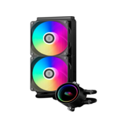 Система водяного охлаждения PcCooler DA240 BK ARGB Soc-AM5/AM4/1200/1700/1851 черный 4-pin 33.8dB Al 270W Ret (DA240-BKAWXX-GL)