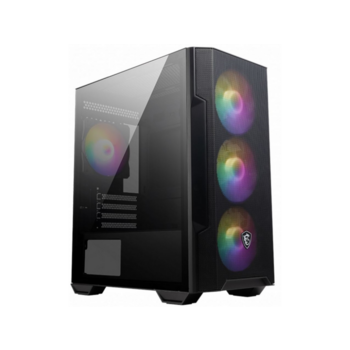 Корпус MSI MAG FORGE M100R черный без БП mATX 2x120mm 2xUSB2.0 1xUSB3.0 audio bott PSU