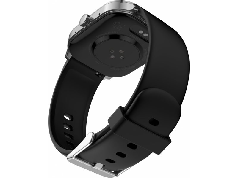 Смарт-часы Amazfit Pop 3S A2318 1.96" AMOLED корп.серебристый рем.черный (1746287)