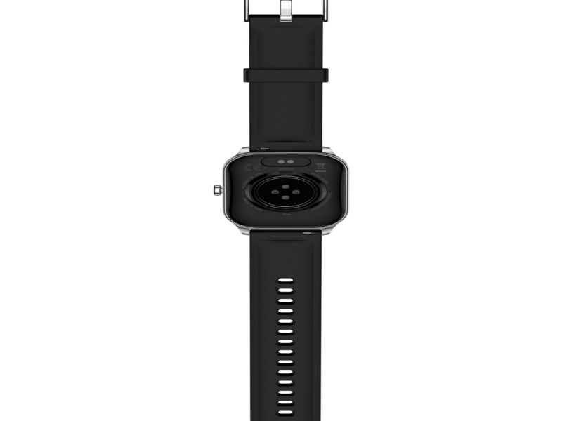 Смарт-часы Amazfit Pop 3S A2318 1.96" AMOLED корп.серебристый рем.черный (1746287)