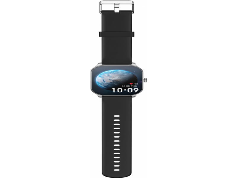 Смарт-часы Amazfit Pop 3S A2318 1.96" AMOLED корп.серебристый рем.черный (1746287)