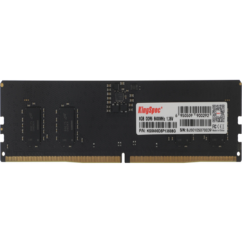 Память DDR5 8GB 5600MHz Kingspec KS5600D5P13508G RTL PC5-44800 CL40 DIMM 288-pin 1.35В single rank Ret